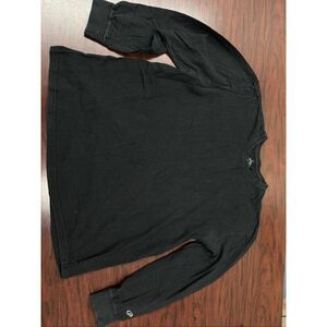 Spalding Mens Black Long Sleeve Tee Size X-Large